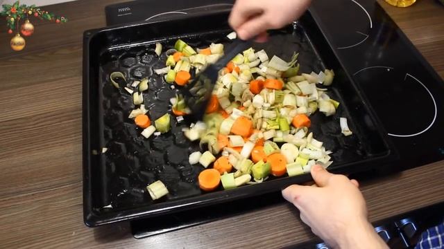 Запеченная баранья нога / Roasted leg of lamb смотреть онлайн