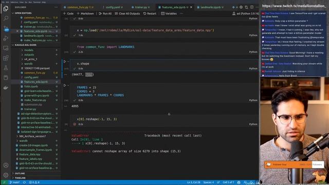 Live Coding - Watching My Model Train For Kaggle