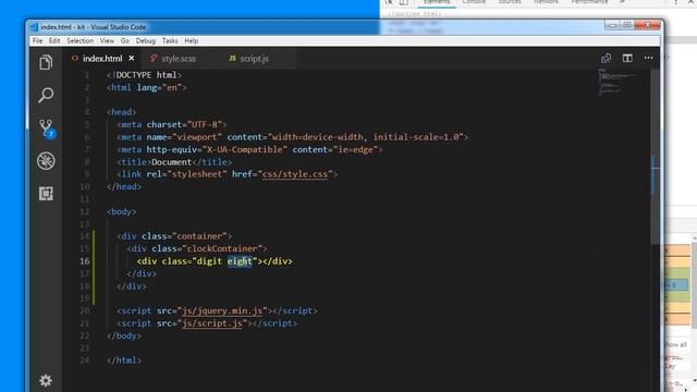 javascript clock using Pseudo Elements смотреть онлайн