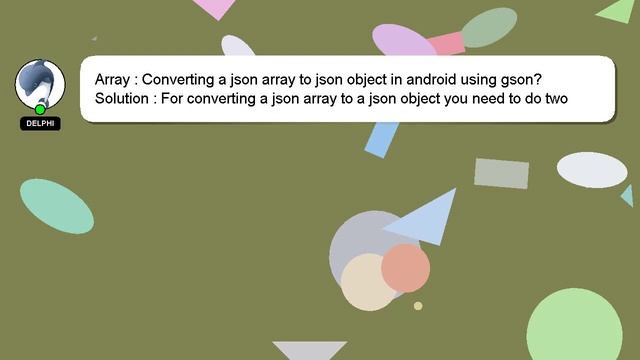 Array : Converting a json array to json object in android using gson? смотреть онлайн