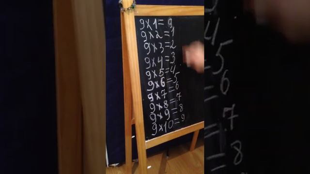 Как легко решить таблицу умножения на 9 смотреть онлайн