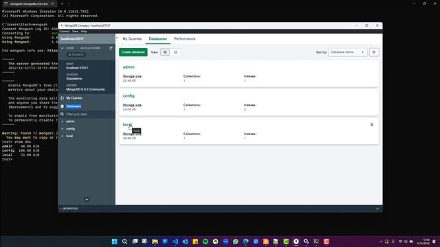 Instalasi, setting services, dan menjalankan MongoDB di CMD Windows смотреть онлайн