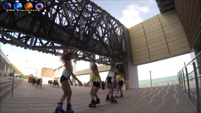 Roller Skating & Disco Dancing w/Remarkable Skate Dancers-Music Video смотреть онлайн