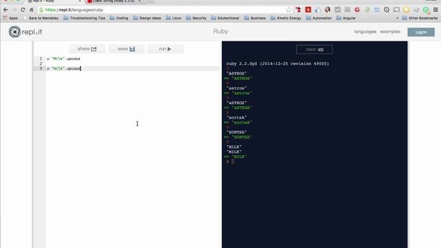 String manipulation in Ruby смотреть онлайн