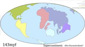 Эволюция материков Земли на 300 млн лет (Pangaea Proxima)