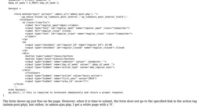 Wordpress: Plugin Form Submitting to admin-ajax.php instead of admin-post.php (2 Solutions!!) смотреть онлайн