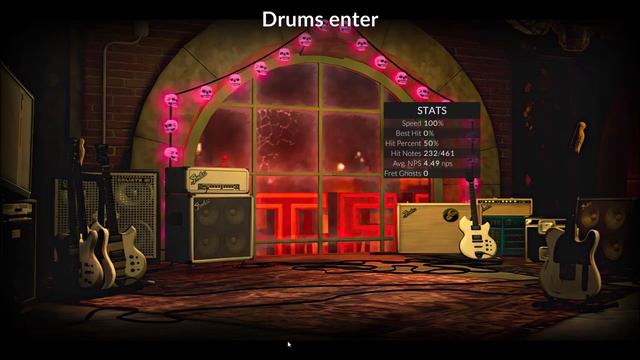 Clone Hero: PDA Outro FC Lights Out Modifier. смотреть онлайн