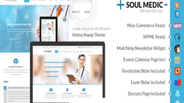 SoulMedic | Hospital & Doctor WordPress Theme Full Activated Working смотреть онлайн