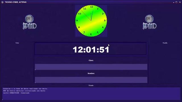 Programación de un reloj checador de huella digital en Java смотреть онлайн