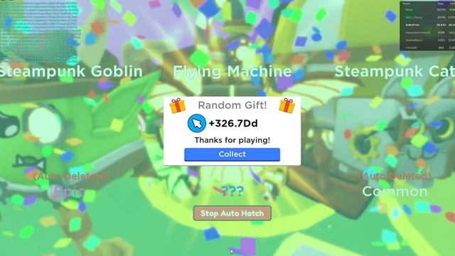 Выбиваю секретных питомцев Роблокс кликер симулятор нет робуксов free! ROBLOX Clicker Simulator смотреть онлайн