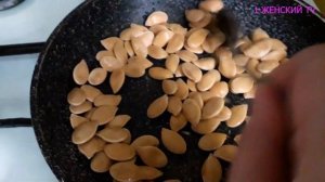 Как жарить семечки тыквы на сковороде-ВКУСНО И БЫСТРО!