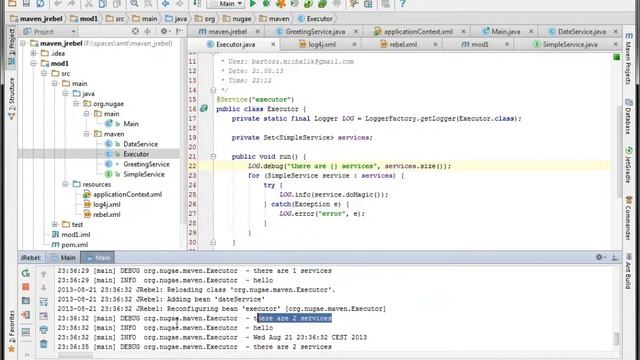 jrebel simple use scenario смотреть онлайн