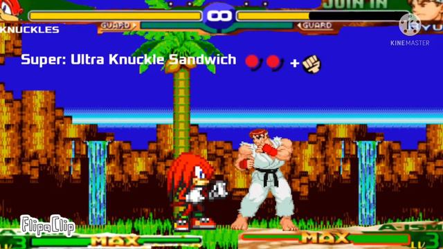 Street Fighter Alpha 3 - Knuckles moveset смотреть онлайн