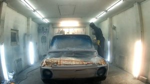 Нива. Красим акрил под лак. Часть 4