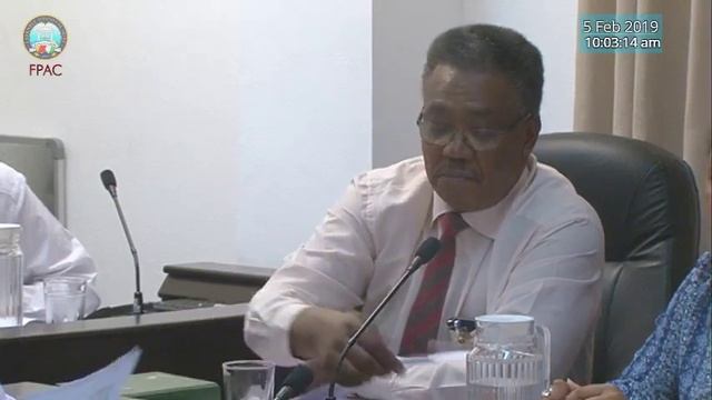 FPAC - Public Hearing - 5 Feb 2019 - Part 1 смотреть онлайн
