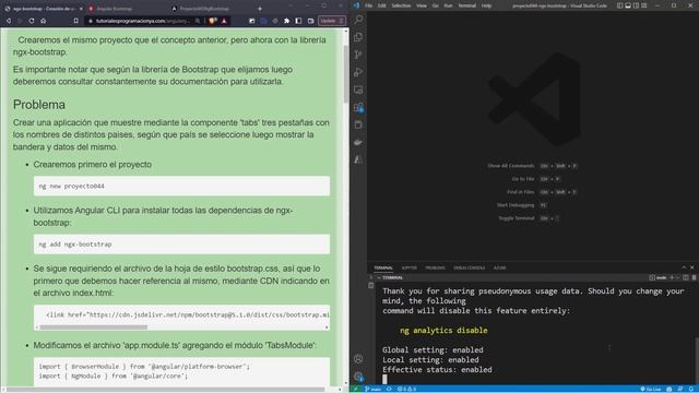 Angular Curso: 171 PROYECTO 44 Usar Librería Interfaz Gráfica Usuario Ngx-Bootstrap Crear Pestañas смотреть онлайн