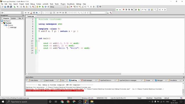 Templates in C++ | C++ Tutorial for Beginners смотреть онлайн