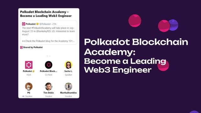 Polkadot Blockchain Academy: Becoming a Leading Web3 Engineer смотреть онлайн