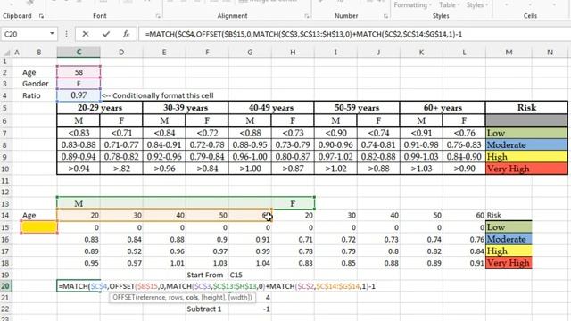 Excel - Risk Factor / 3 Way Lookup - Episode 1742 смотреть онлайн