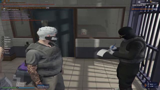 GTA 5 RP VineWood |FIB Посадили певца в КПЗ 18+ смотреть онлайн