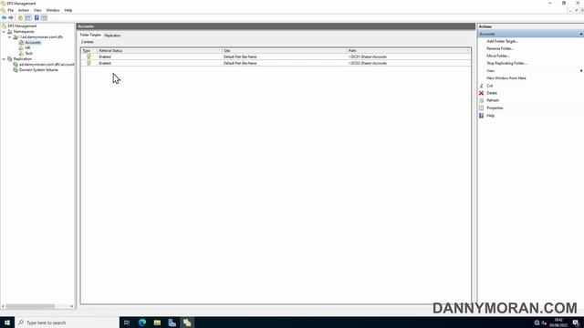 How to setup DFS Replication (Distributed File System) смотреть онлайн