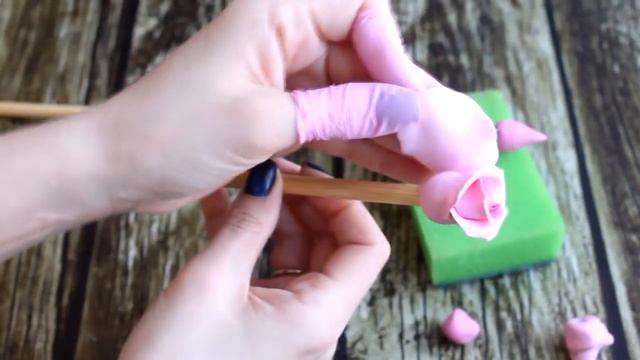 Мастер-класс: Декор спиц из полимерной глины FIMO/polymer clay tutorial смотреть онлайн