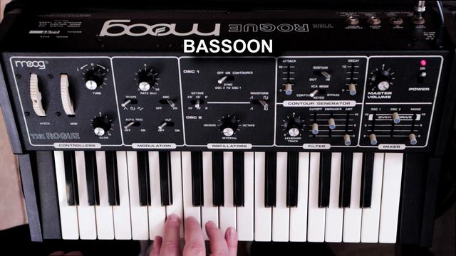 Moog Rogue - the nineteen classic factory patches смотреть онлайн
