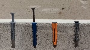 Сравнение крепежа для плинтуса EasyFix с обычными дюбелями