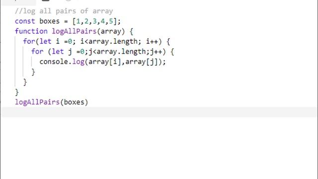 Big O Analysis for nested "for" loop? [Master the Interview - Part 5] смотреть онлайн