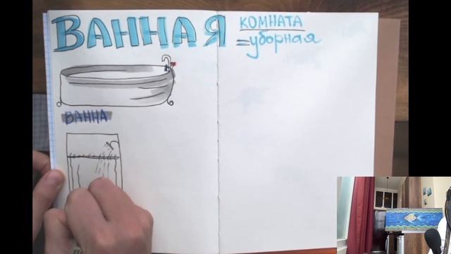 Words For Beginners Households with Cozy Drawings смотреть онлайн