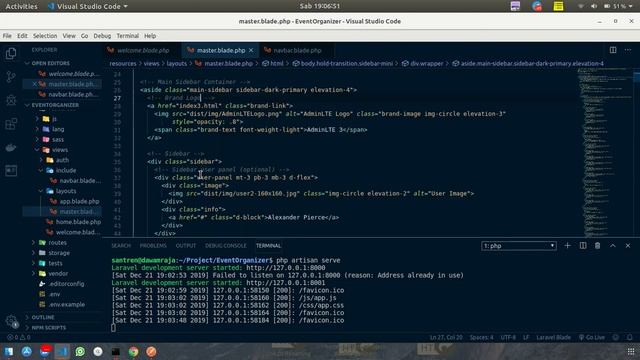 Dashboard Laravel 6 with Admin LTE смотреть онлайн