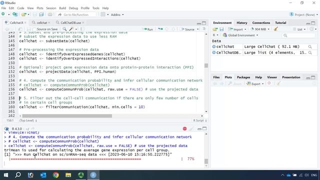 Cellchat Video Tutorial 3: Inference of Cell-cell Communication Network смотреть онлайн
