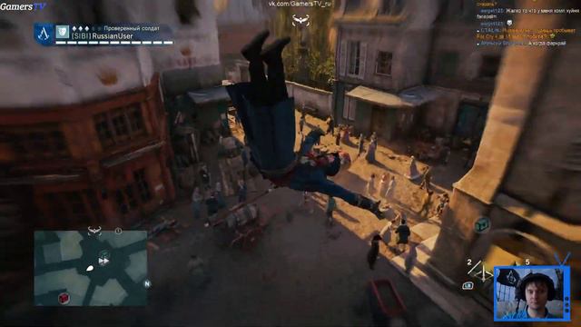 Assassin's Creed Unity Прохождение часть 10 Баги... баги... смотреть онлайн
