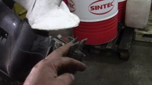 Защита редуктора лодочного мотора, большая ошибка/Защита редуктора Ямаха 30