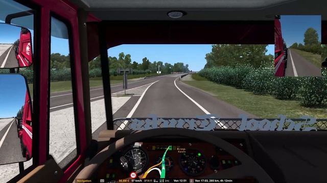 ETS2 1.48 - DAF F241 FAC 8x2 428cv - Metal rolls (26T) from (RU) Cherkessk to Kirovskaya смотреть онлайн