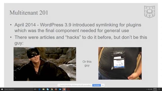 Using multitenant WordPress to simplify development - WPCampus 2018 - WordPress in Higher Education смотреть онлайн
