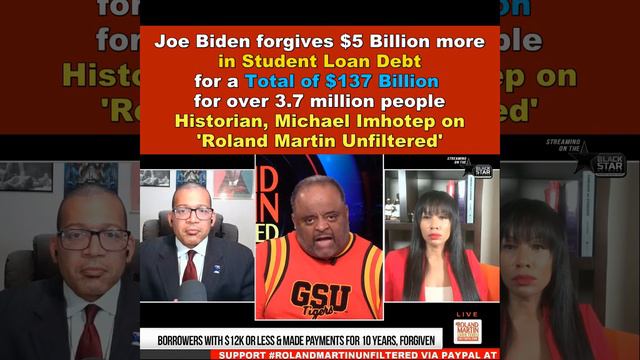 Joe Biden forgives $5 Billion more in Student Loan Debt for a Total of $137 Billion for over 3.7 M смотреть онлайн