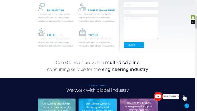 Coreconsult - Big Industry amp Business Consulting WordPress Theme смотреть онлайн
