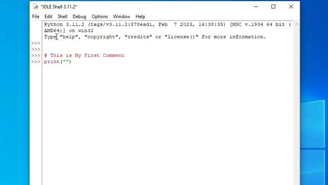 #P148 - py :3 - Use Comment in Python смотреть онлайн