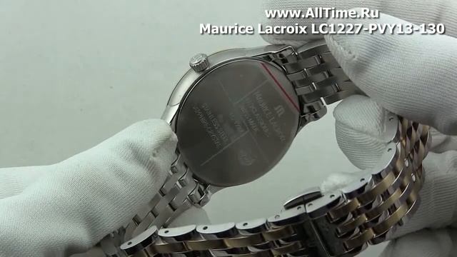 Обзор. Мужские наручные швейцарские часы Maurice Lacroix LC1227-PVY13-130 смотреть онлайн