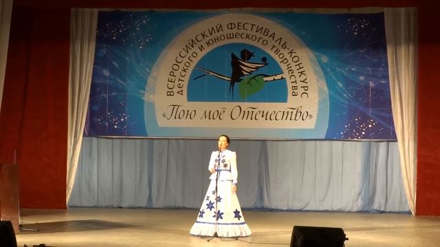 "Пою мое отечество" - "Разыгралася калина" Полина Долгопятова смотреть онлайн