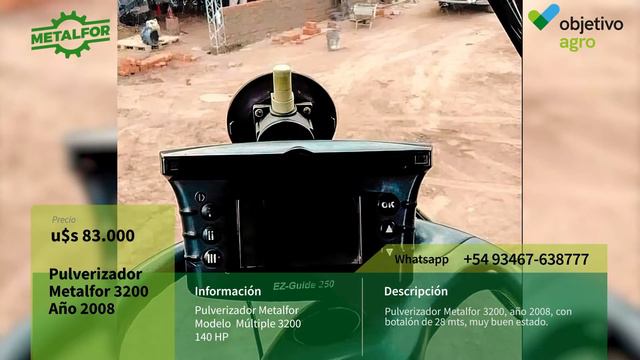 Pulverizador Metalfor 3200 смотреть онлайн