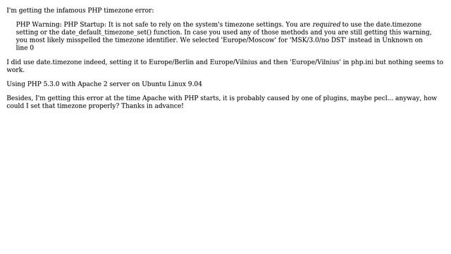 DevOps & SysAdmins: date.timezone PHP error (2 Solutions!!) смотреть онлайн