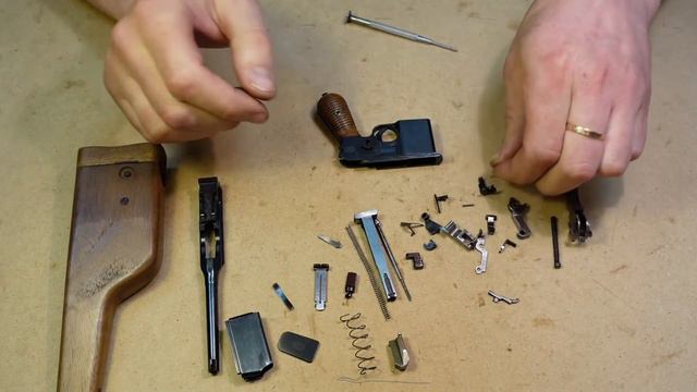 Miniature Mauser 712 Full Auto Shooting And Disassembly By MINIATUREARSENAL