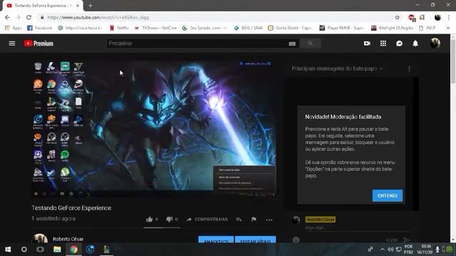 Testando GeForce Experience смотреть онлайн