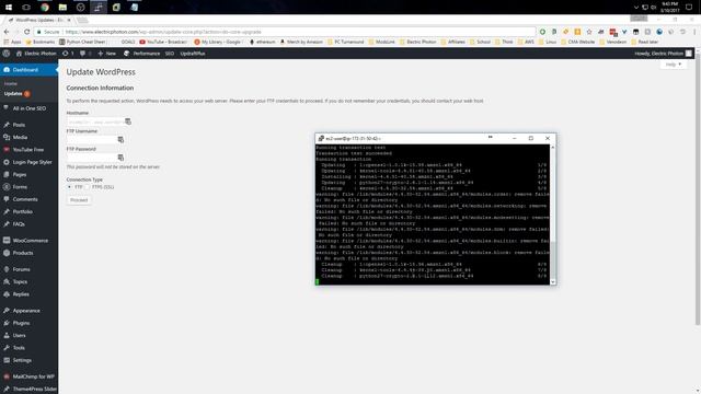 How to Update Wordpress without FTP Username and Password смотреть онлайн