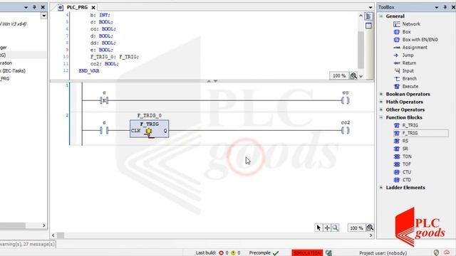 CODESYS Tutorial On Ladder Elements, Function Blocks, Math Instructions | CODESYS PLC Programming