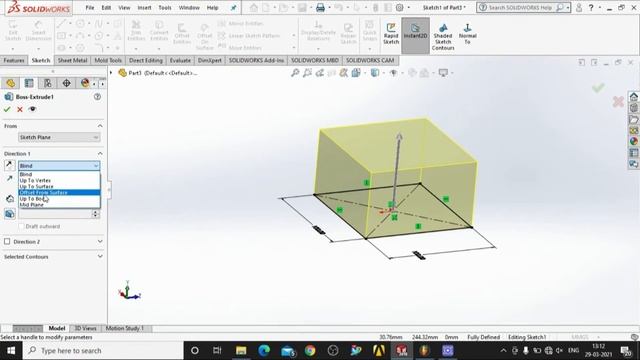 Lesson 04 | SOLIDWORKS Full Course For Beginners | SOLIDWORKS Tutorials In Hindi | Step By Step смотреть онлайн