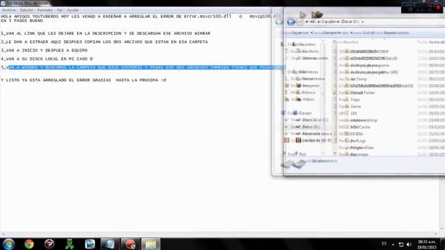 SOLUCION AL ERROR Error.msvcr100.dll o msvcp100.dll смотреть онлайн