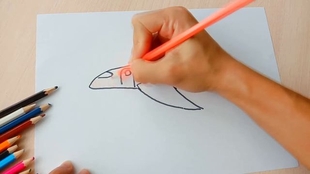 Bolalar uchun samolyot rasm chizish / Рисуем самолет для детей / How to draw plane for children смотреть онлайн